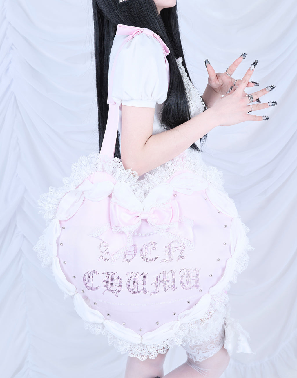 AVENCHUMU Love heart's cake tote bag