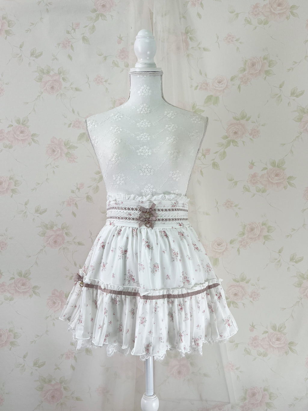LIZ LISA Petite Floral Himekaji Tunic&Sukapan Set Up