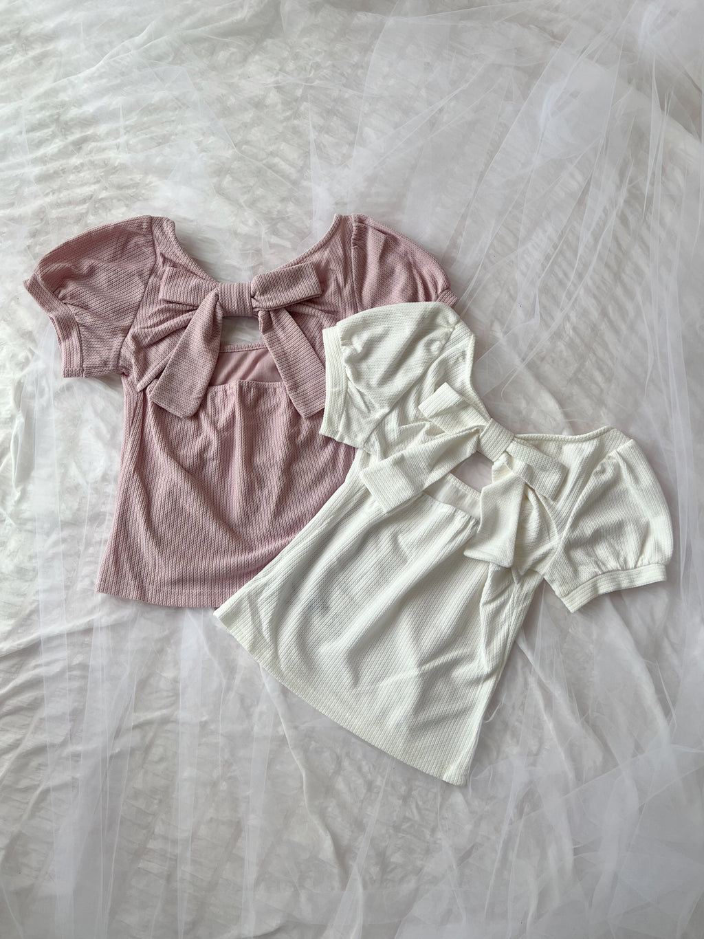 Back Bow Shoujo Top (Pink)