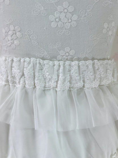 GRL Tulle Lace Shoujo Skirt (White)