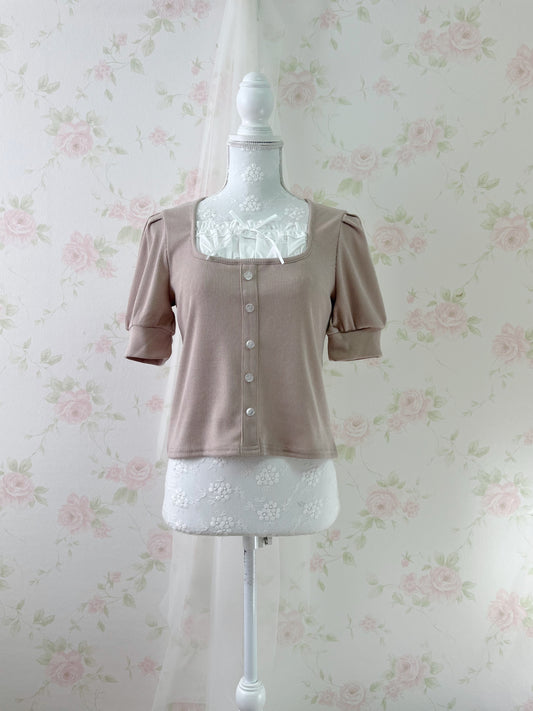 One Way Milkmaid Top (Pink)