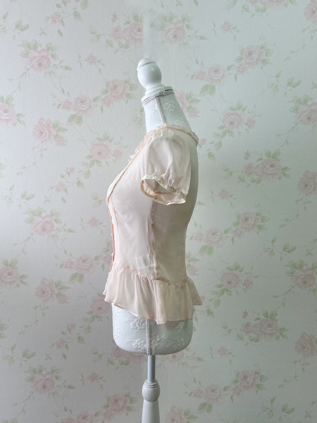 LAISSE PASSÉ Peplum Blouse (Pink)