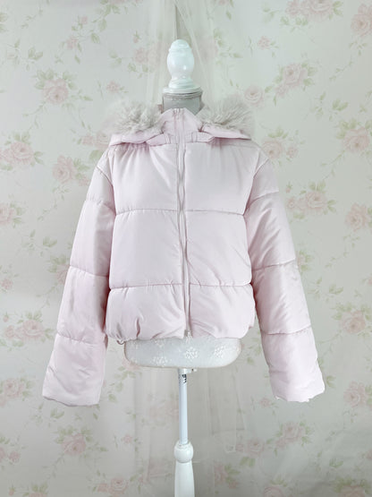 NICE CLAUP Puffer Jacket (Baby Pink)