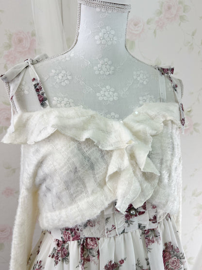 axes femme Floral Tunic Top (White)