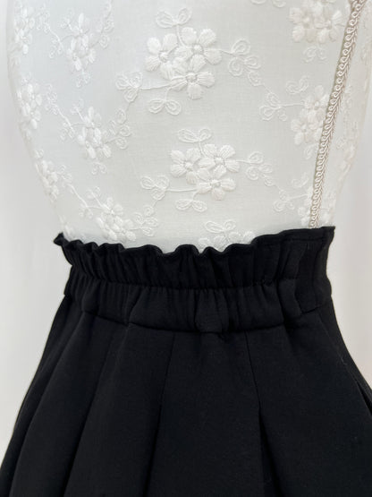 Mezzo piano junior Pleated Skirt (Black)