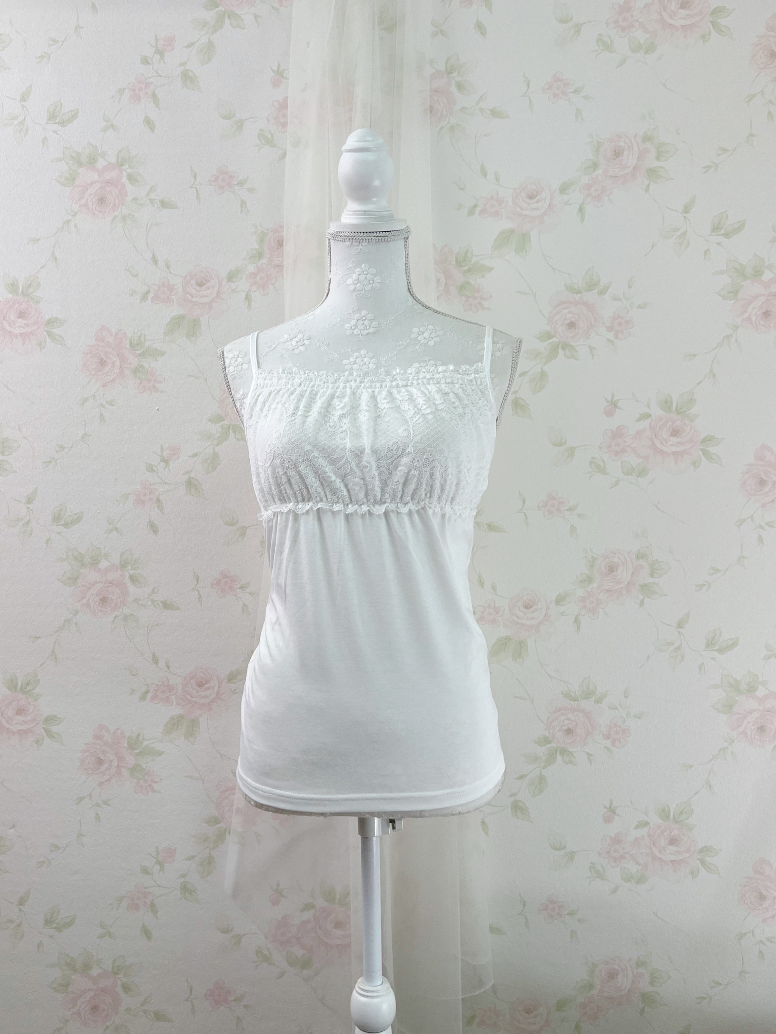 Honeys Lace Camisole (White)