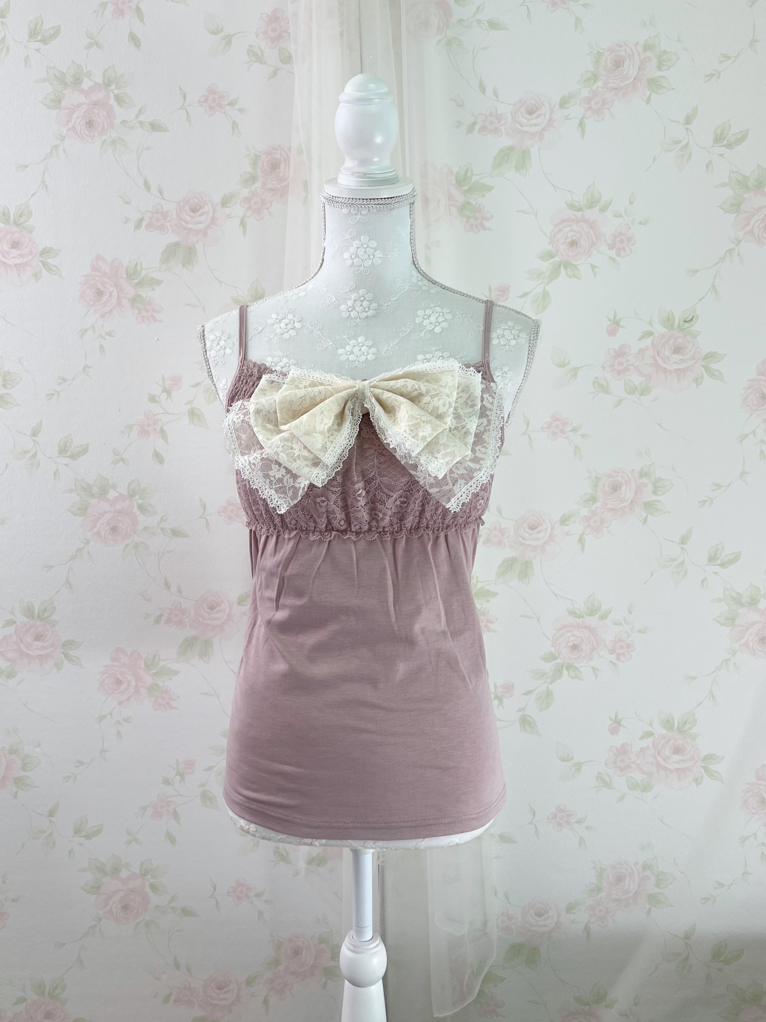 Honeys Lace Camisole (Pink)