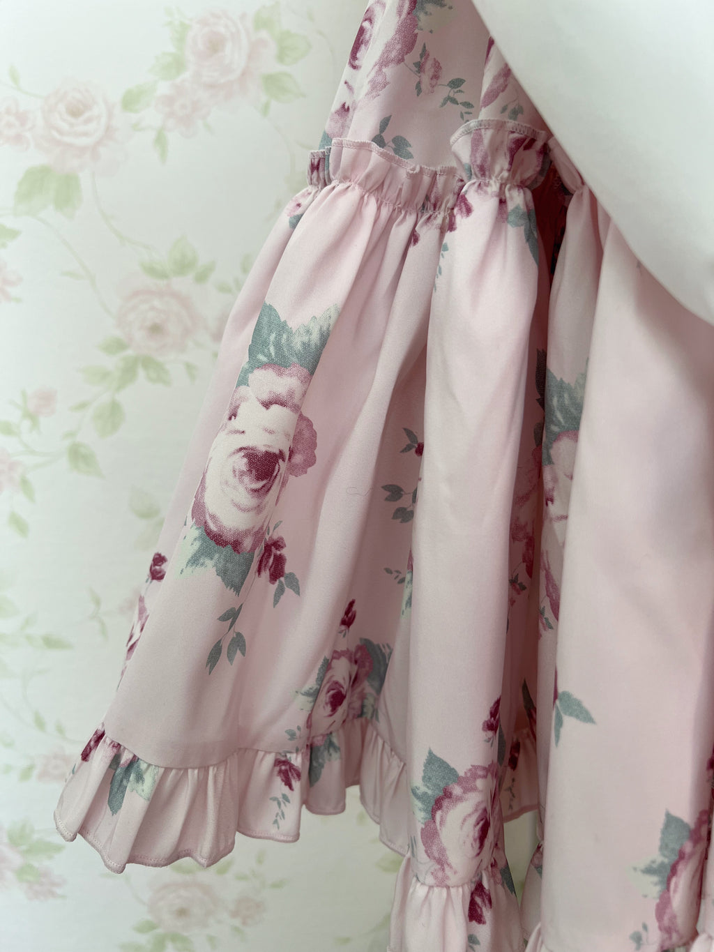 majoretty Floral Lace Collar Dress (Pink)