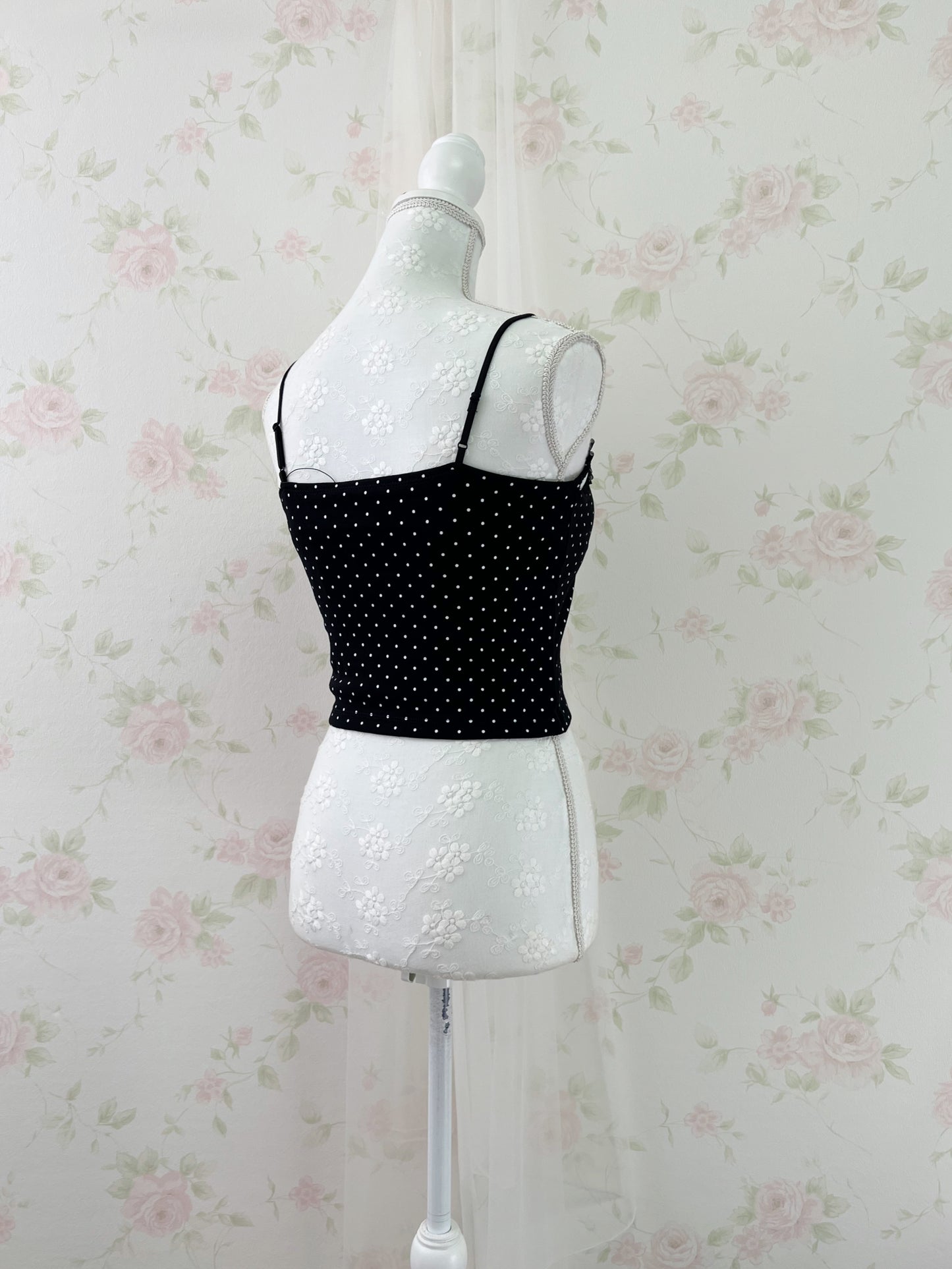 Olive des Olive Polka Dot Camisole (Black)