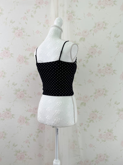 Olive des Olive Polka Dot Camisole (Black)