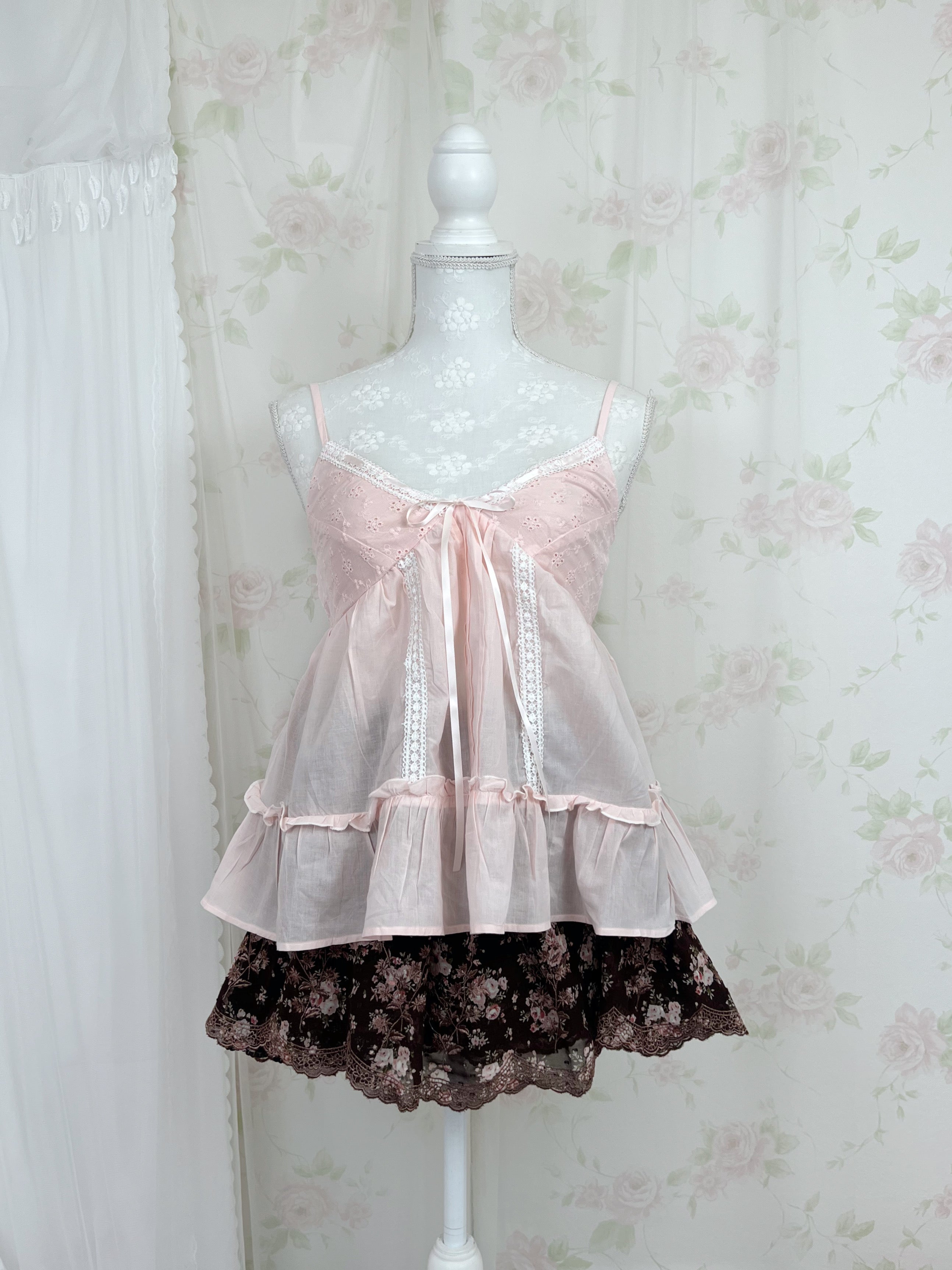 1998beforethedawn 1998beforethedawn Esme Cami Top ( Pink)