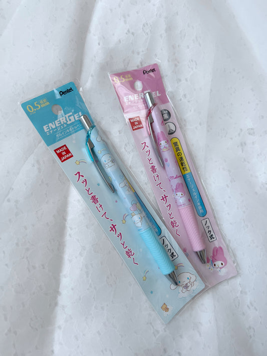 Sanrio ENERGEL Ballpoint Pen (My Melody/Cinnamoroll)
