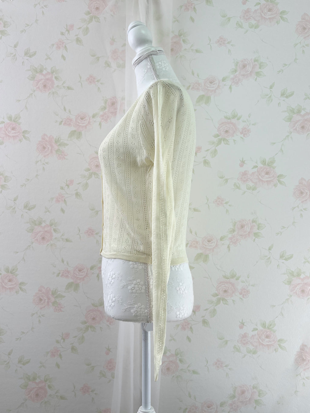 V Neck Shoujo Cardigan (Butter Yellow)