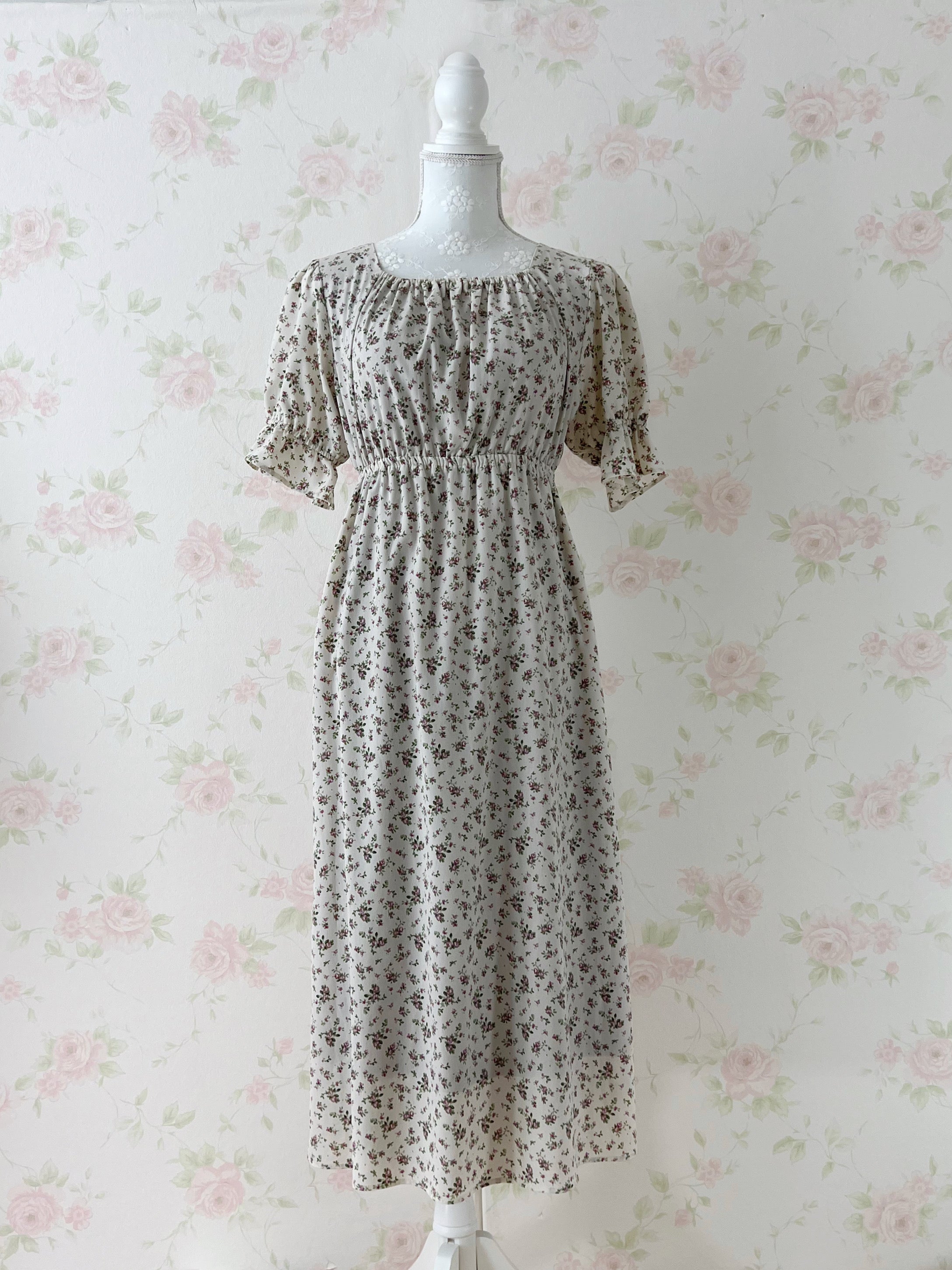 MAJESTIC LEGON Back Laced Up Prairie Dress