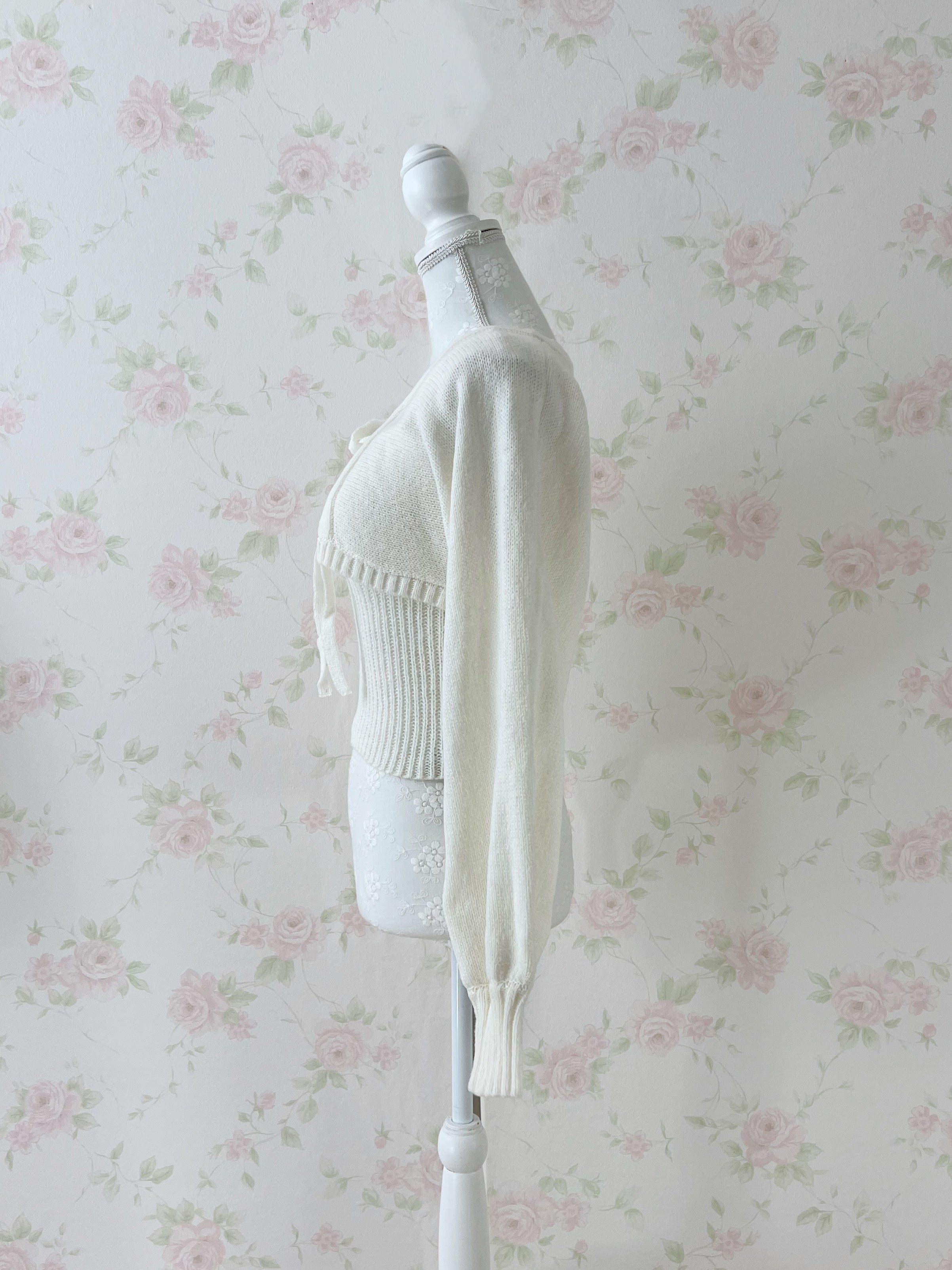 Camisole Cardigan Set (Ivory)