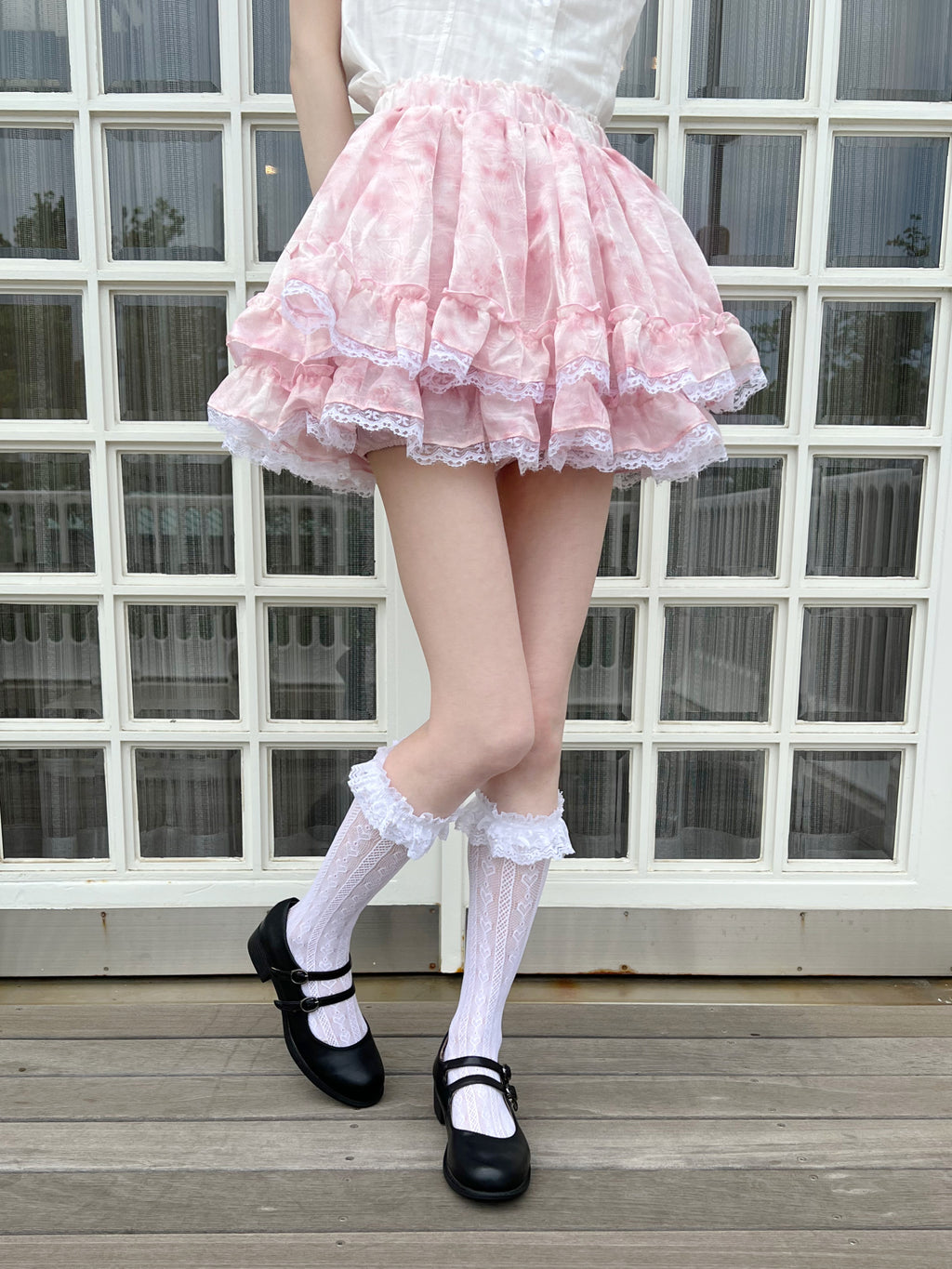 (Pre-order) Evori Glow Cotton Candy Skirt