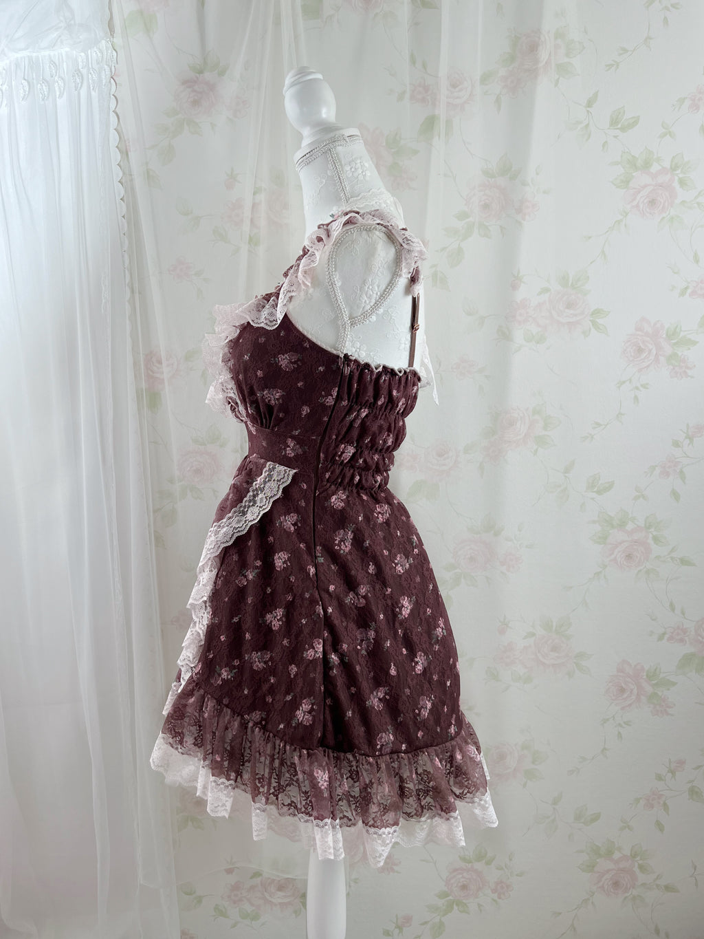 (Pre-order)Vintage Angel Tailor Fairy Pretty Dress (Brown)