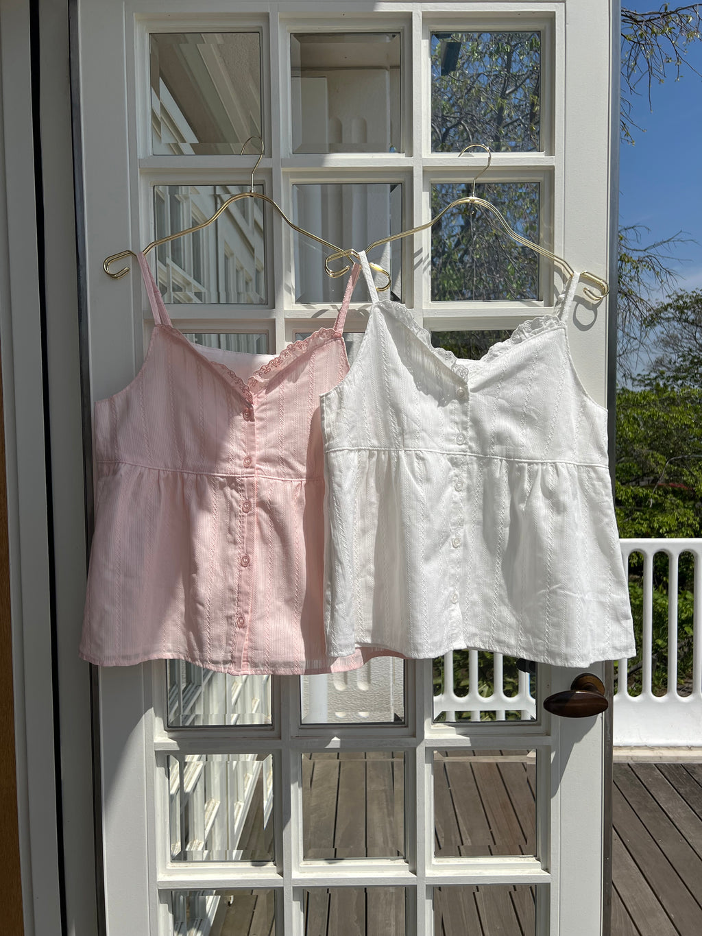 Lace Shoujo Lace Cotton Camisole (White)