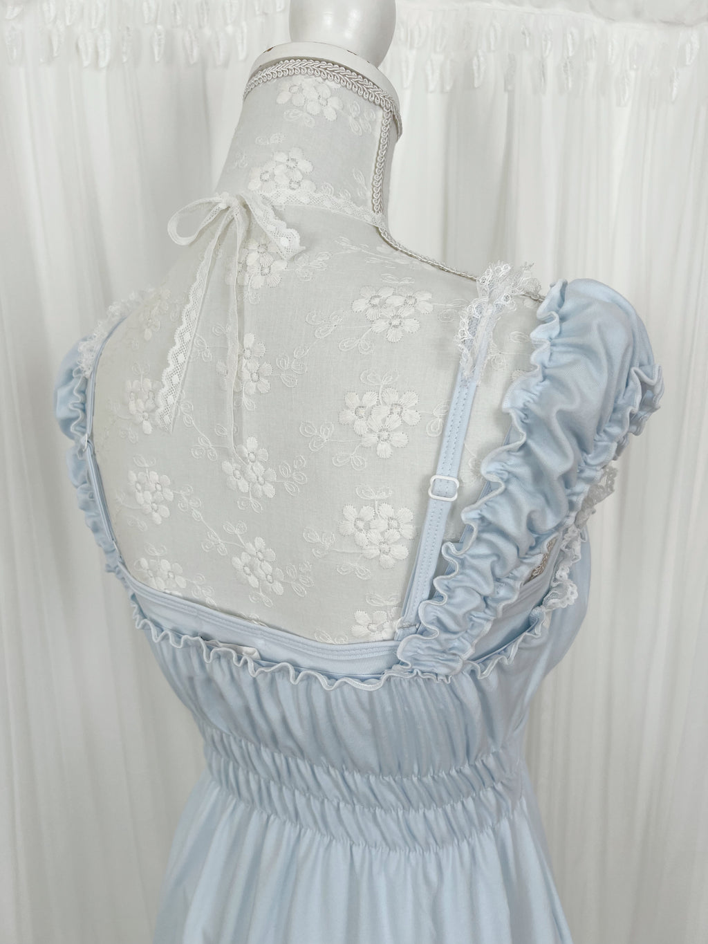 (Pre-order)Vintage Angel Blue Poppy Dress & Cami Set