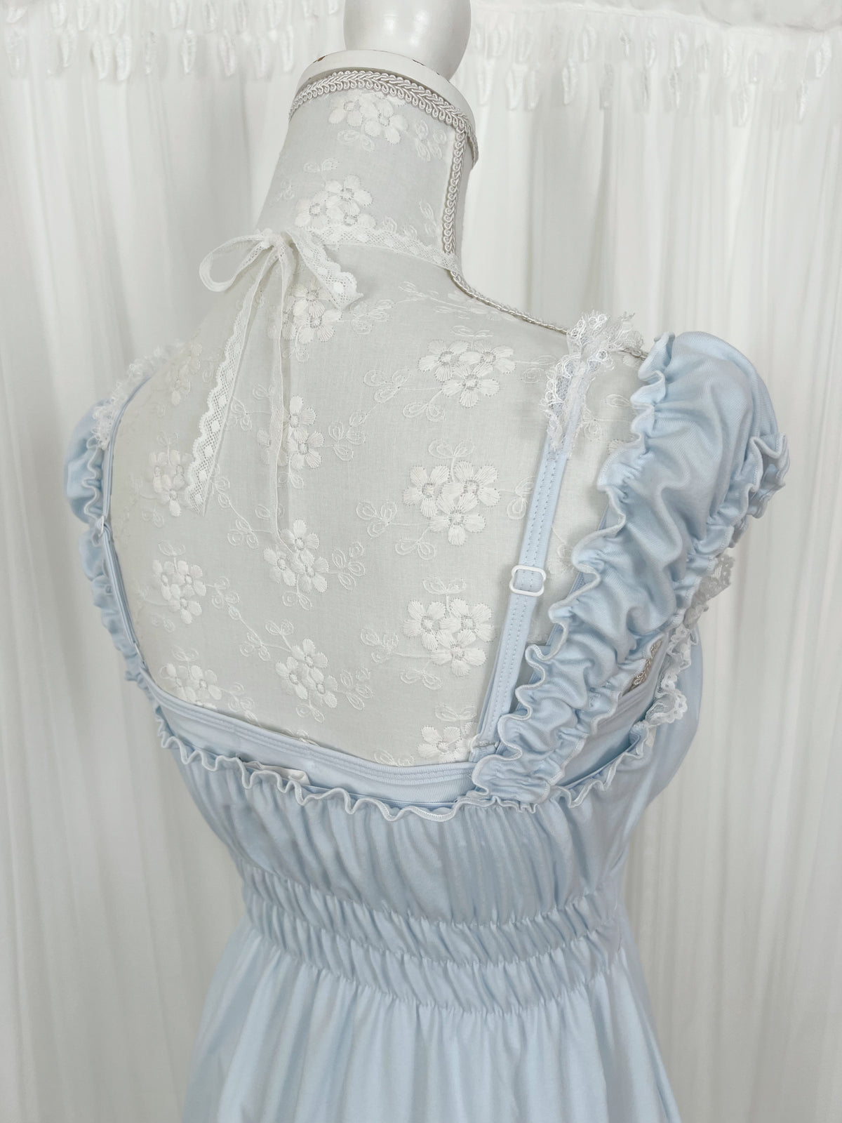 (Pre-order)Vintage Angel Blue Poppy Dress & Cami Set