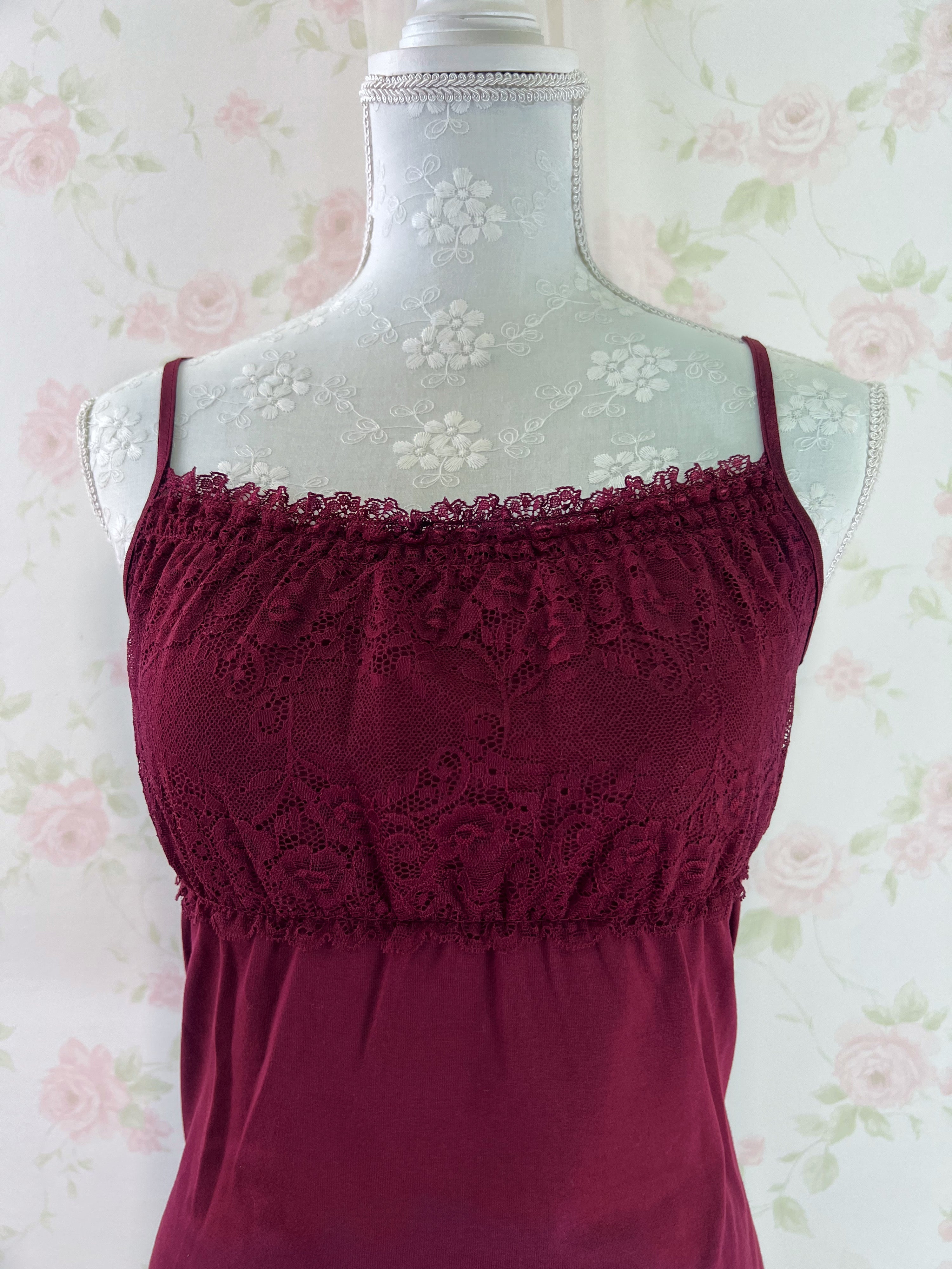 Honeys Lace Camisole (Red)