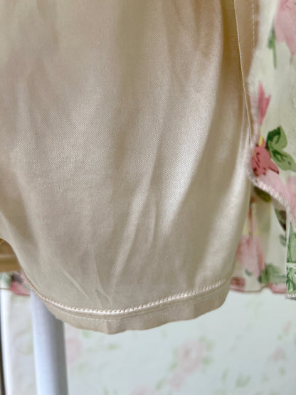 Gyaru Layered Floral Chiffon Skirt