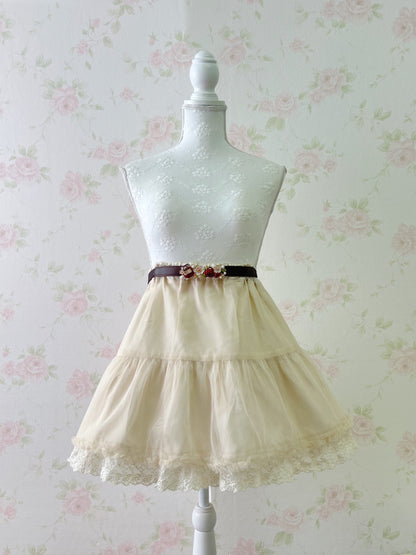ARROW Tulle Lace Hem Skirt