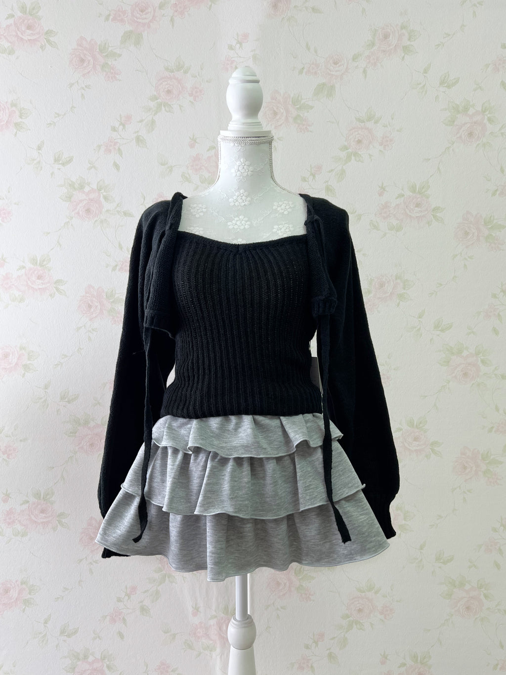 Layered Sweat Fabric Sukapan (Gray)