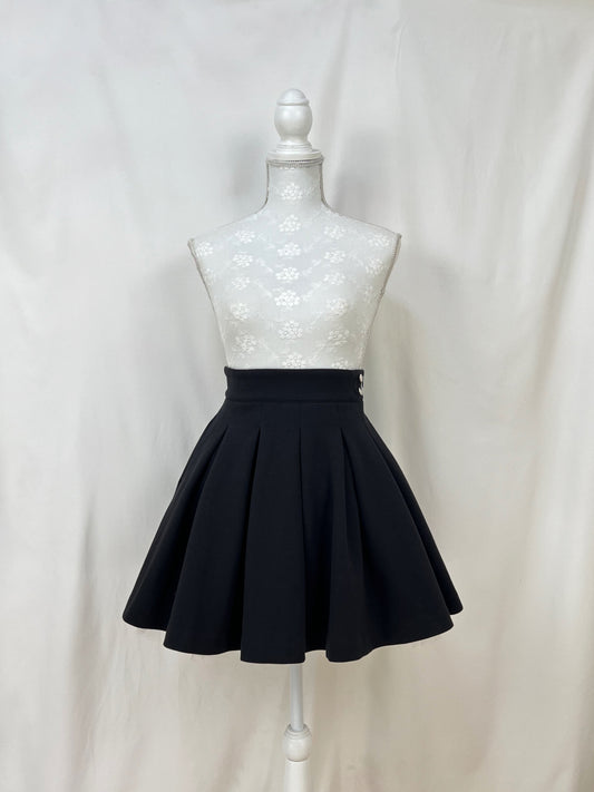 Mezzo piano junior Pleated Skirt (Black)