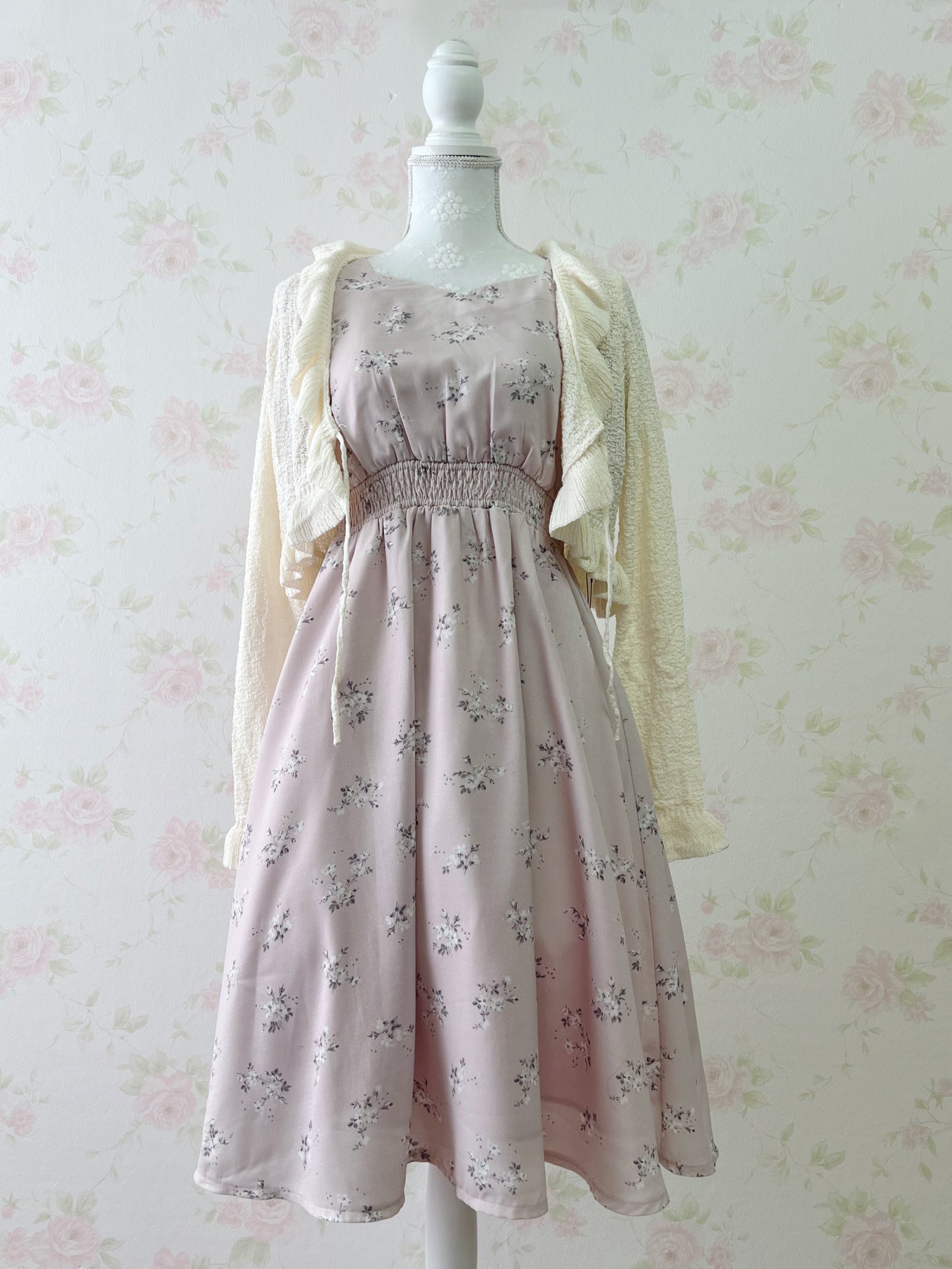evelyn Innocent Floral Long Dress