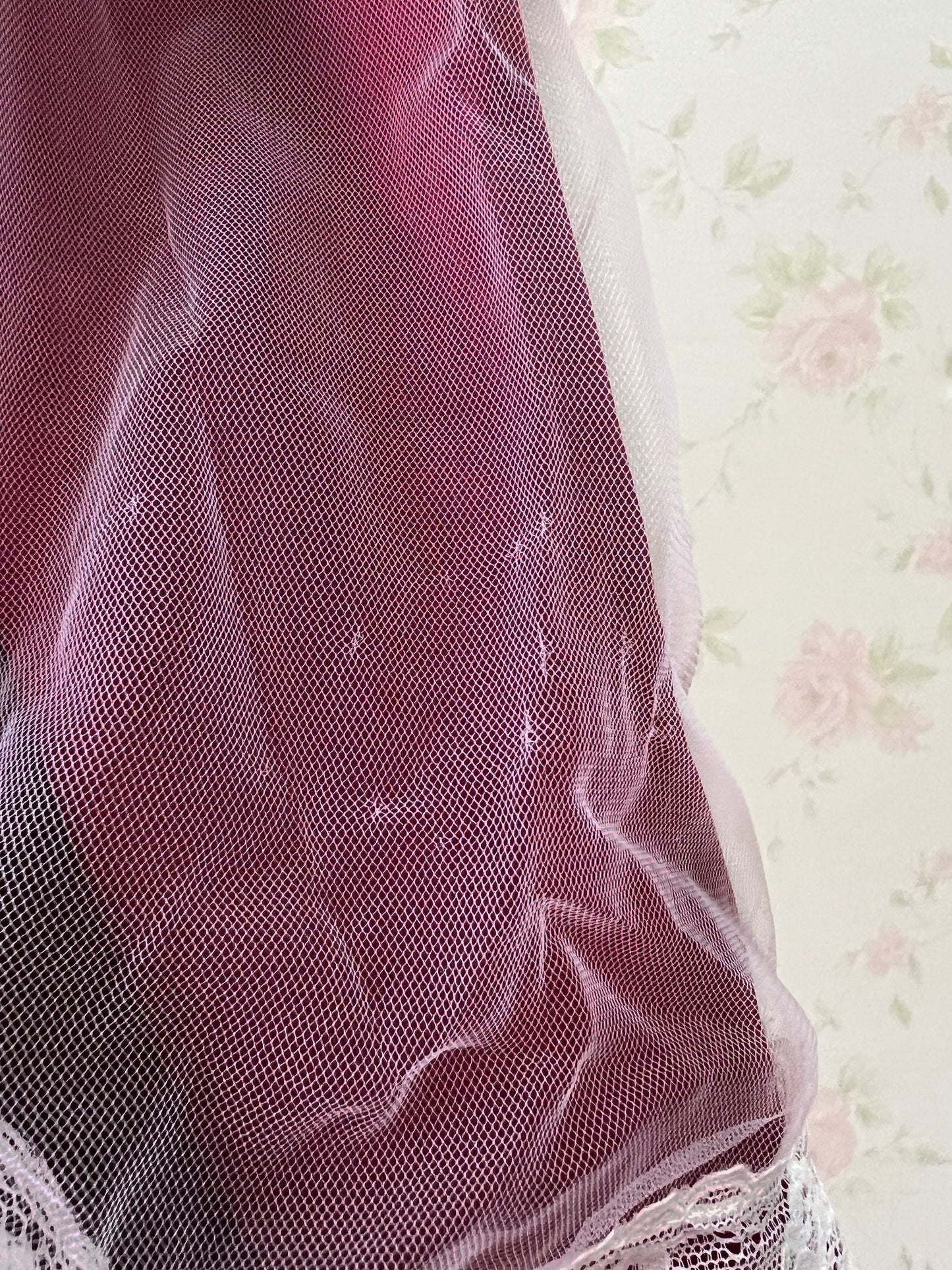 Amavel Waist Bow Tulle Jumper Skirt