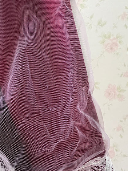 Amavel Waist Bow Tulle Jumper Skirt