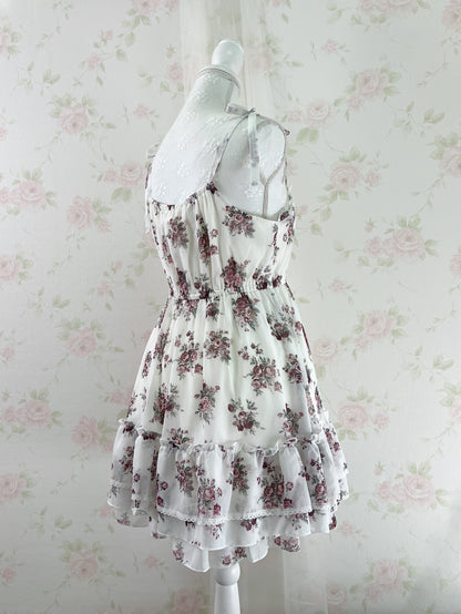 axes femme Floral Tunic Top (White)
