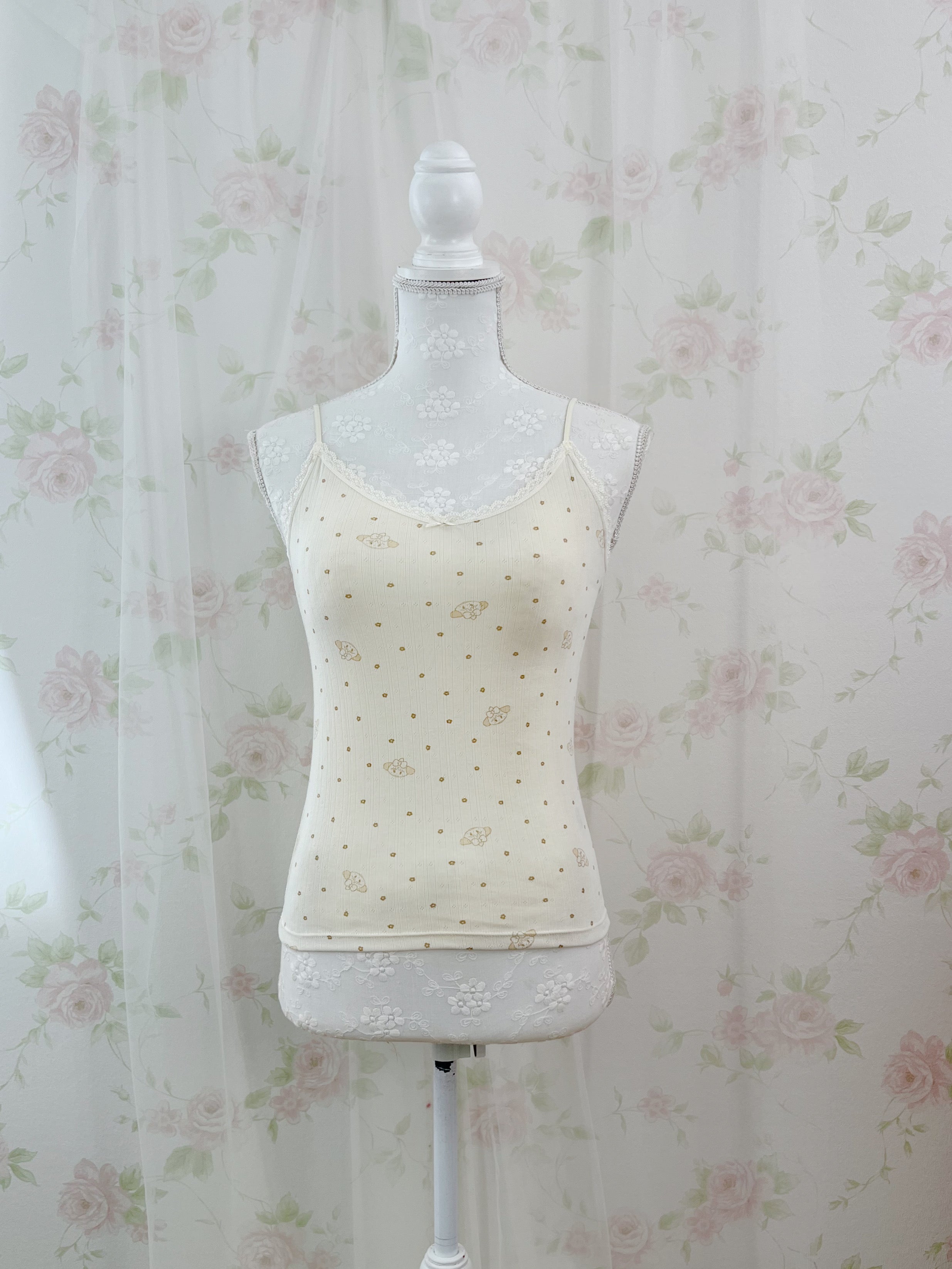 mikko Lil ala mode Cotton Blend Camisole (Yellow)