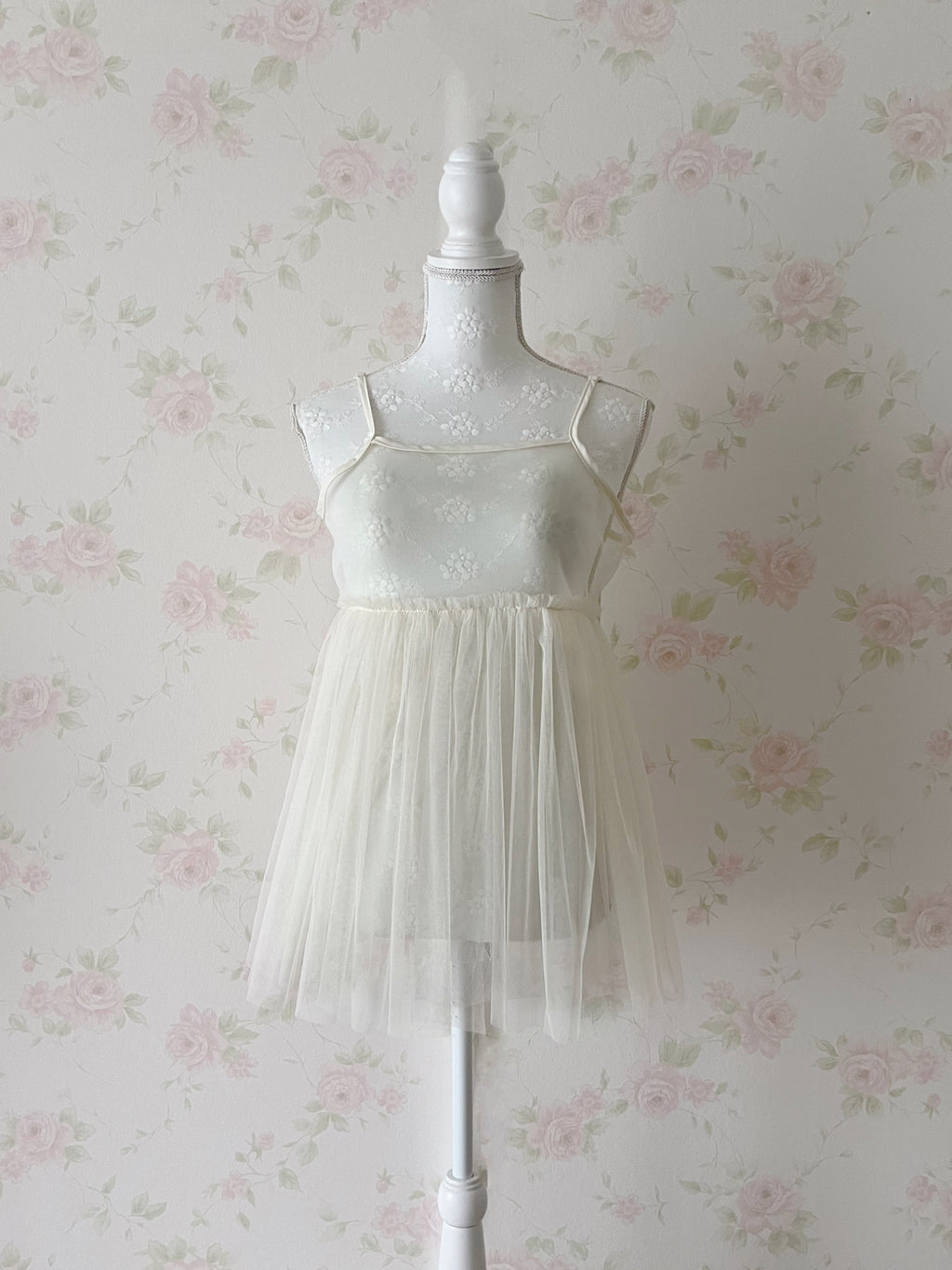 Tulle Camisole (Ivory)