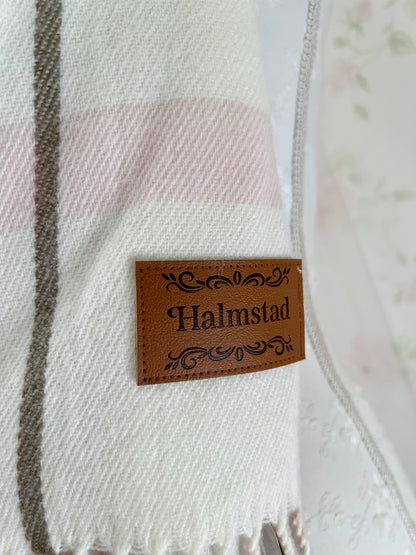 SPINNS Checked Scarf (Pink)