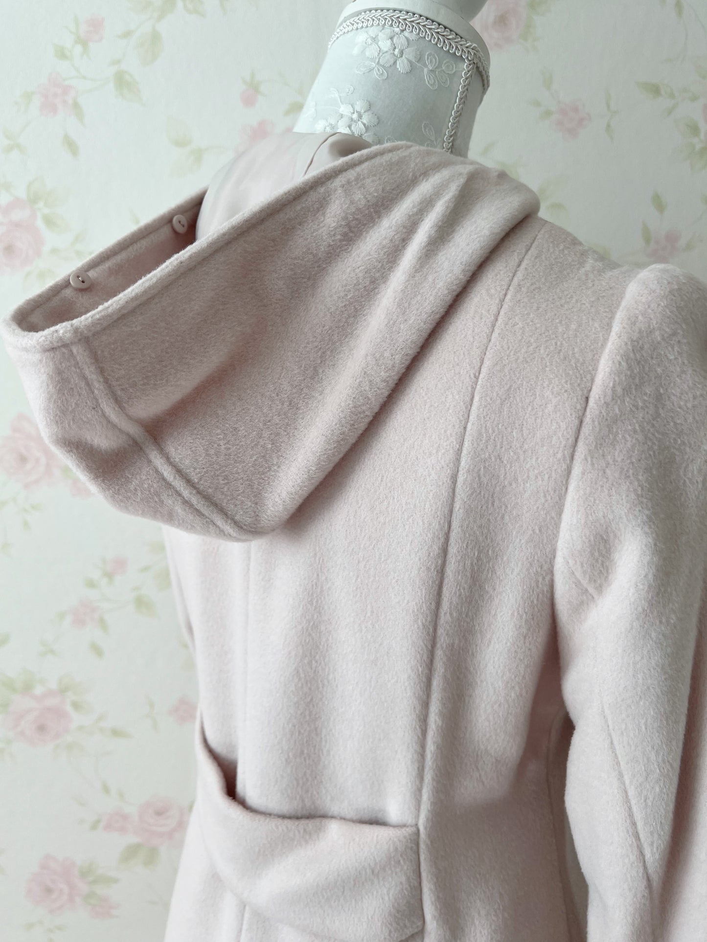 LODISPOTTO Side Ribbon Girly Wool Coat