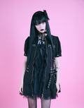 AVENCHUMU Front zip studded belt mini one piece