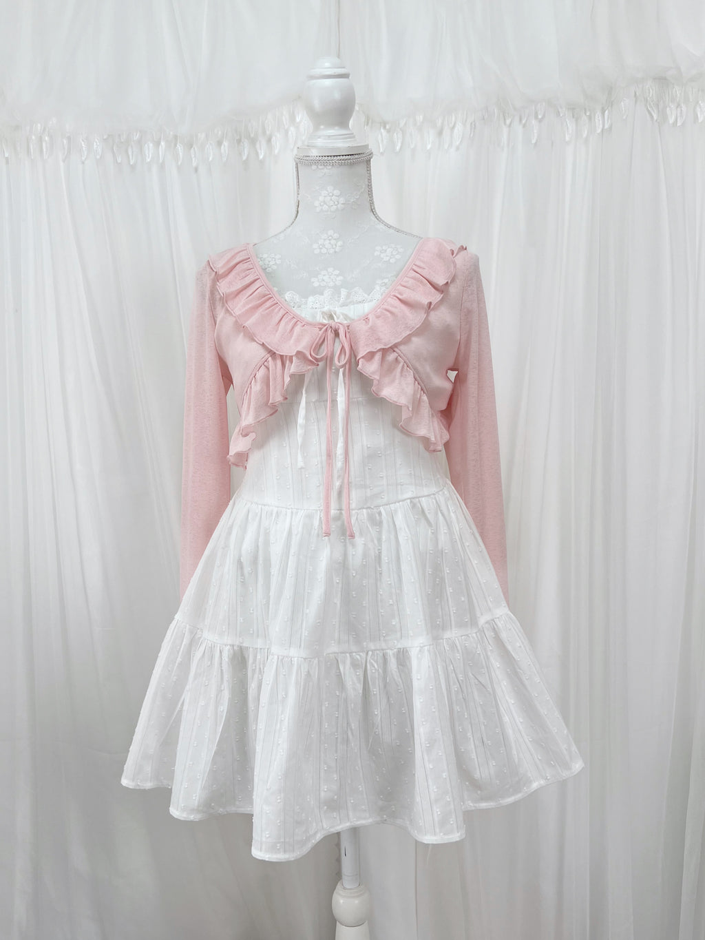 Cotton Angel Dress (White)