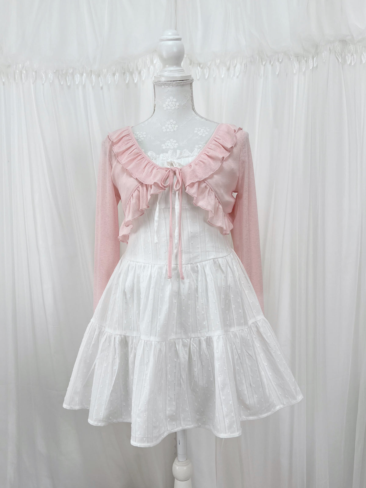 Cotton Angel Dress (White)