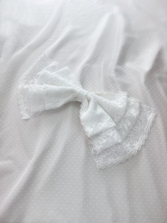 Kirallum Tokyo Handmade Big Bow (White)