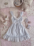 (Pre-order)Vintage Angel Blue Poppy Dress & Cami Set