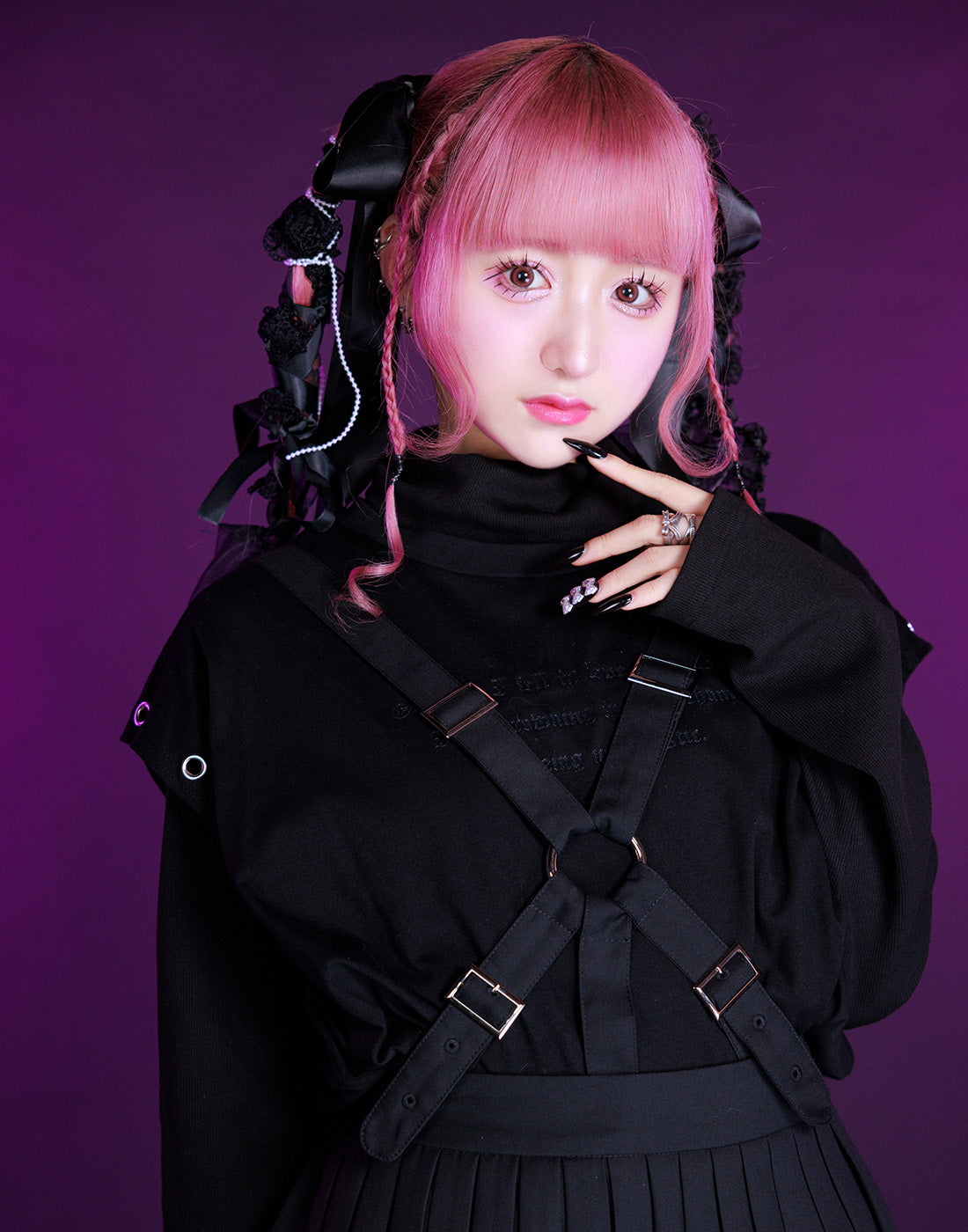 Girls pleated harness skirt