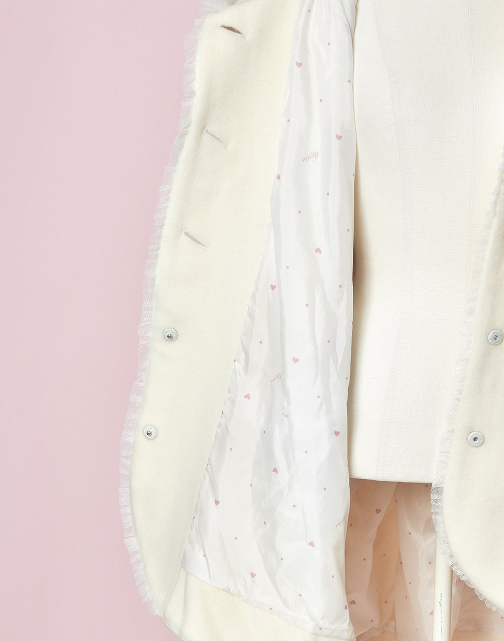 mellfy memory Like a doll flared angel Coat