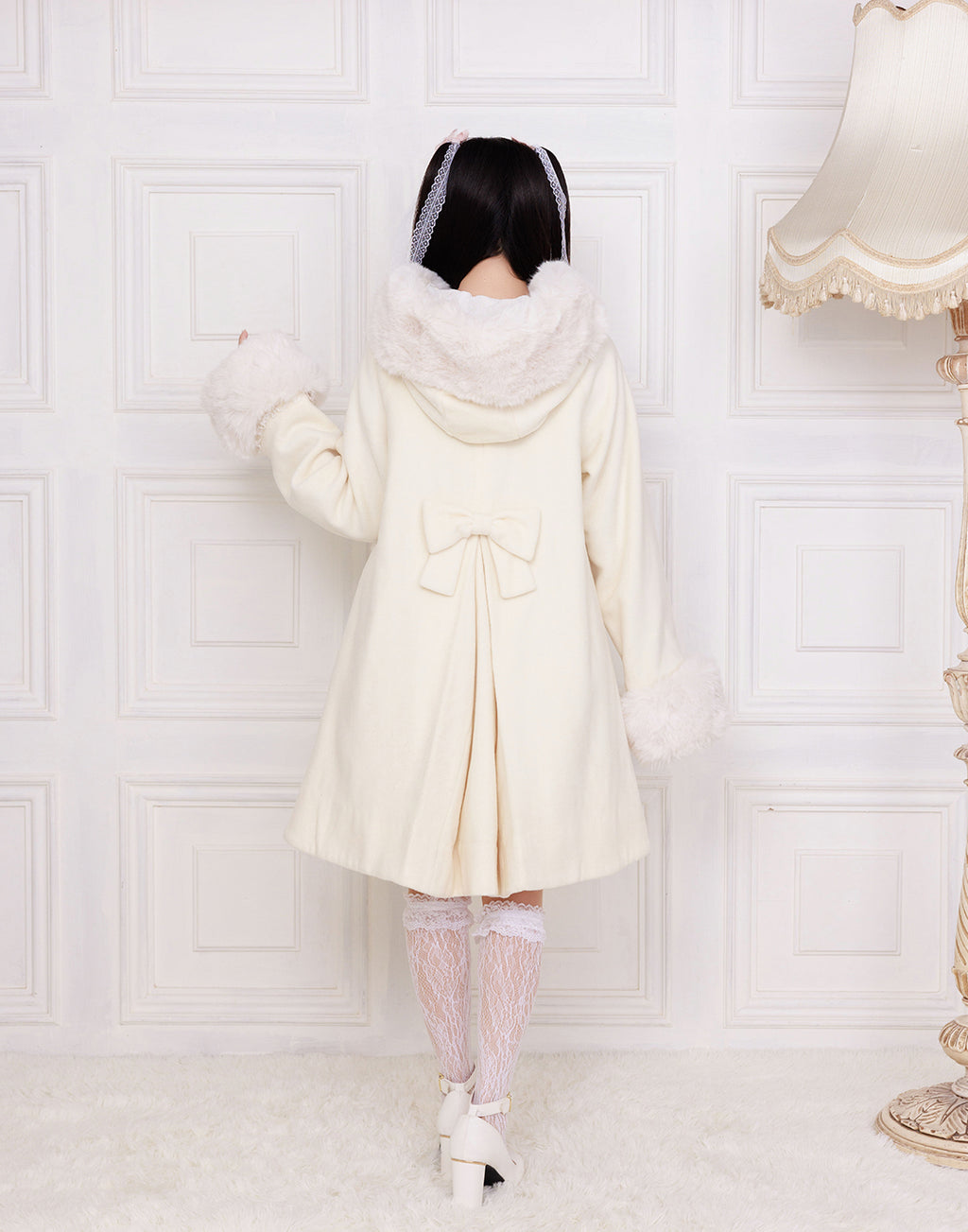 mellfy memory Like a doll flared angel Coat