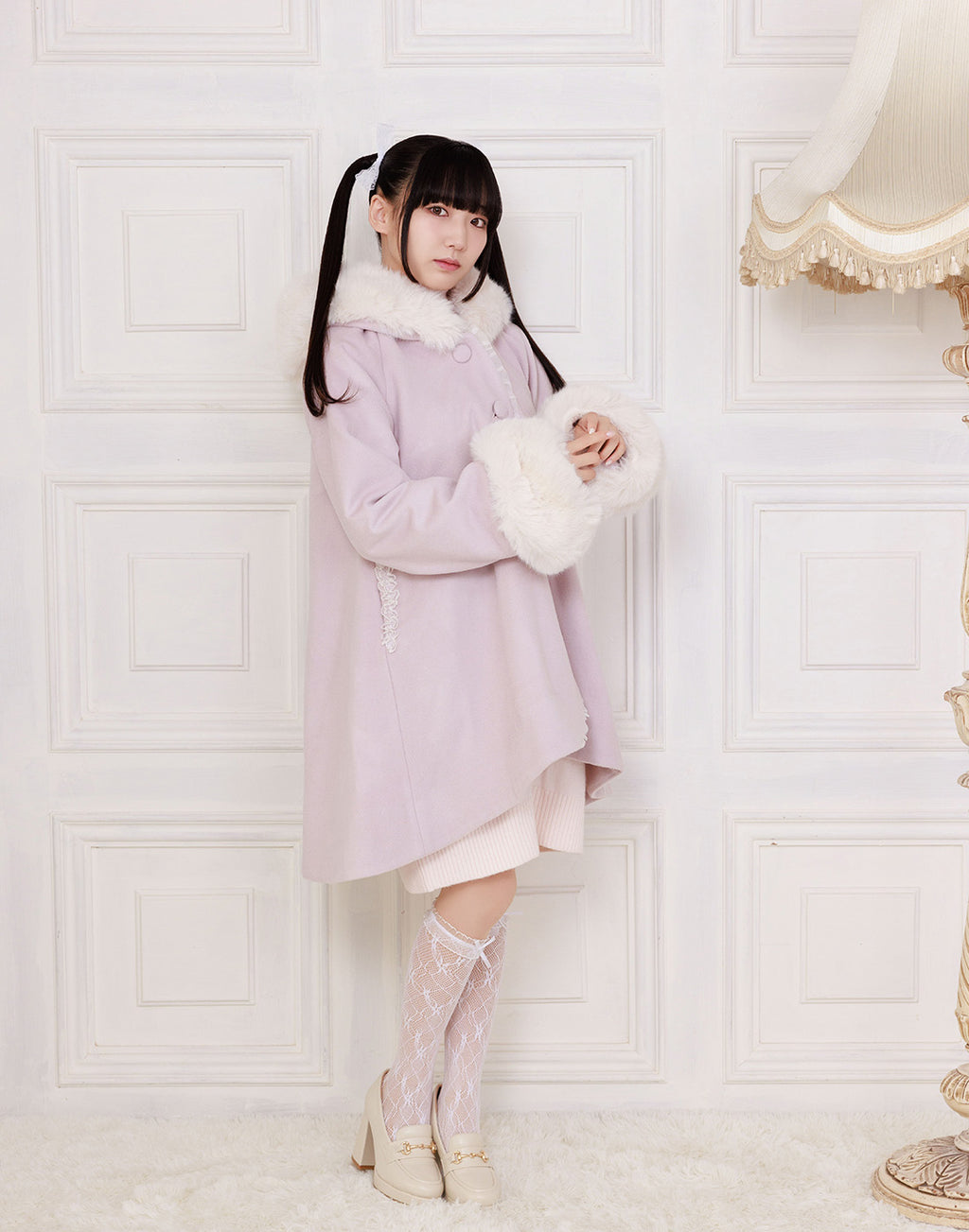 mellfy memory Like a doll flared angel Coat