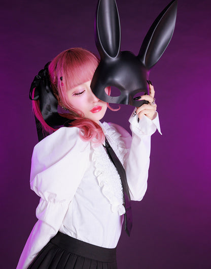 AVENCHUMU leather collar&necktie