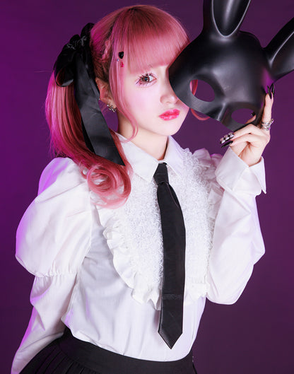 AVENCHUMU leather collar&necktie