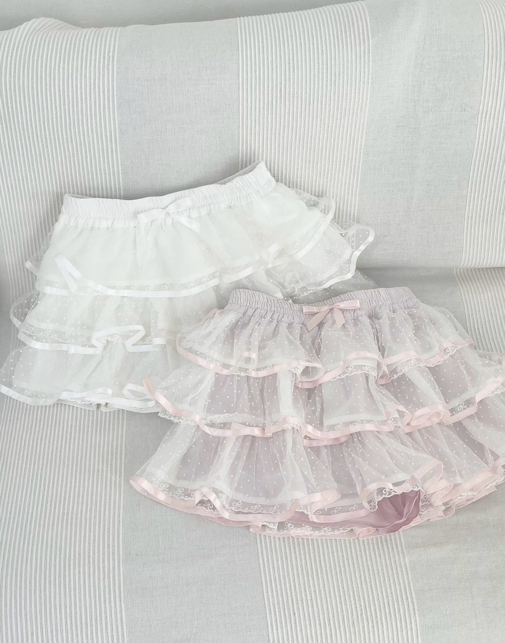 Lolime Syrup Frill Mini Skirt