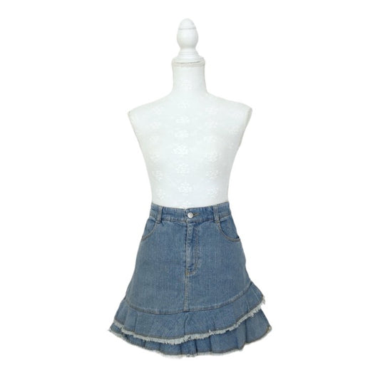 Shirley Temple Layered Denim Skirt